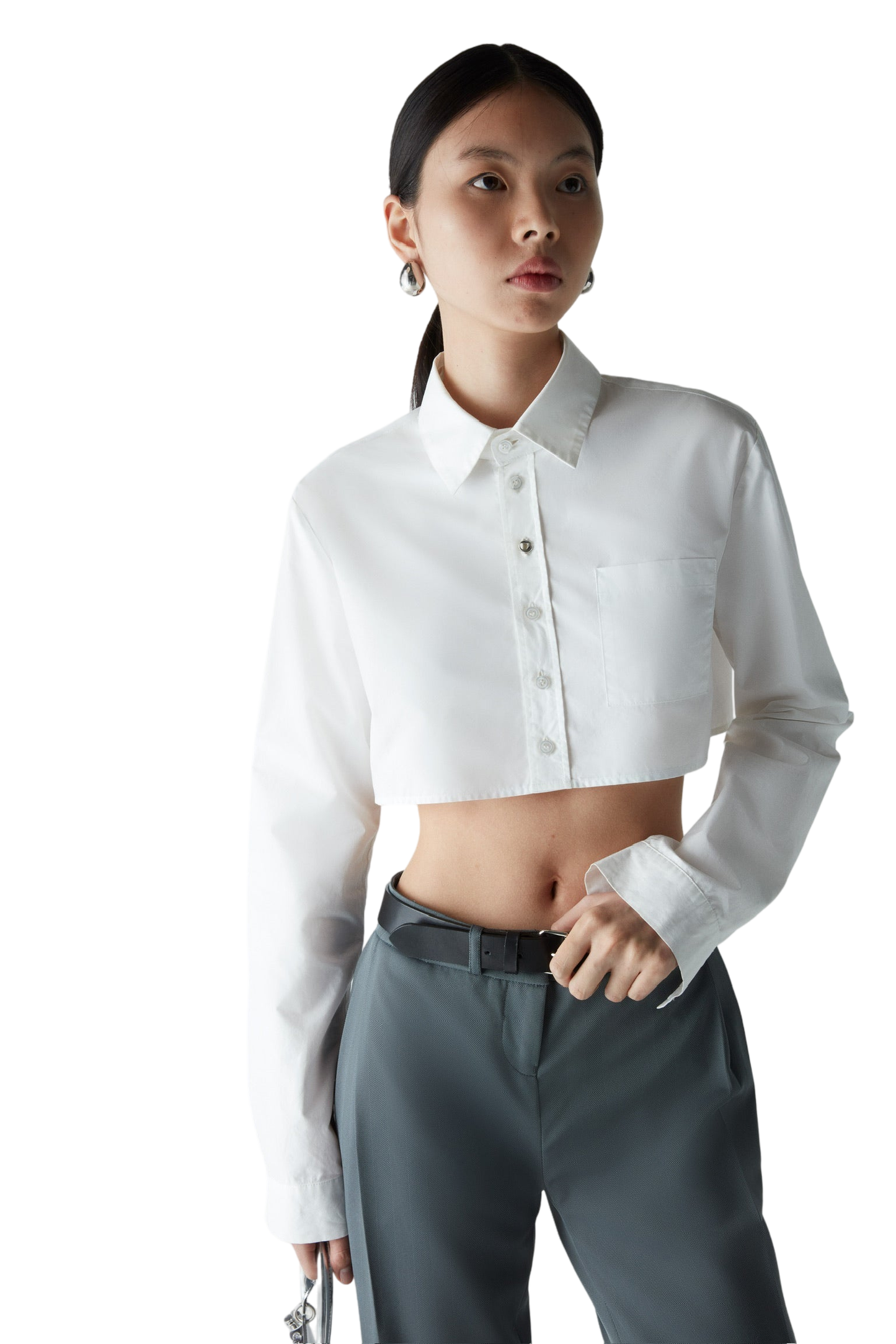 COPERNI Cropped Shirt