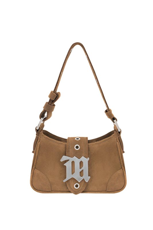 MISBHV Suede Shoulder Bag Small Tobacco