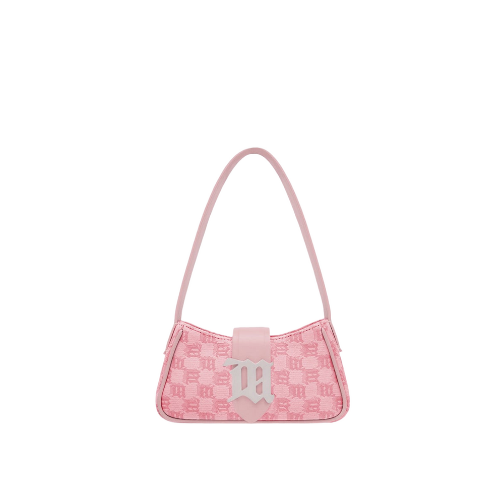 MISBHV Jacquard Monogram Shoulder Bag Mini Bubblegum