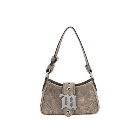 MISBHV Cracked Leather Small Shoulder Bag