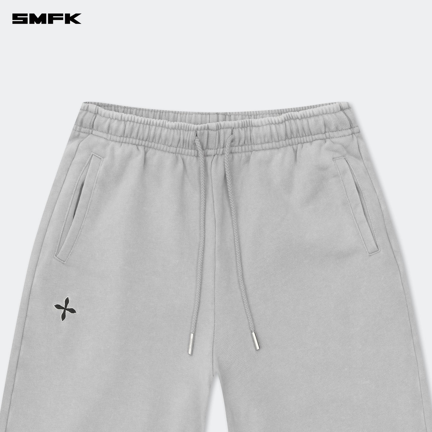 SMFK FUTURE Classic Wide-leg Sweatpants In Gray