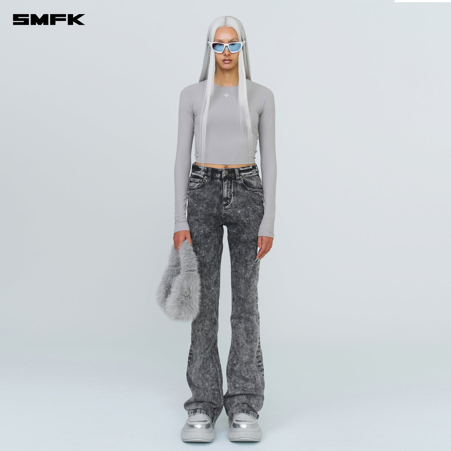 SMFK FUTURE Mirage Snowflake Flared Jeans