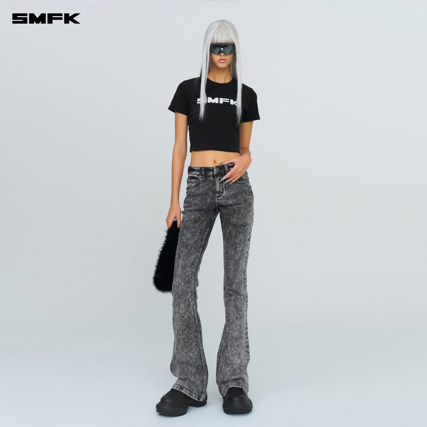 SMFK FUTURE Mirage Snowflake Flared Jeans