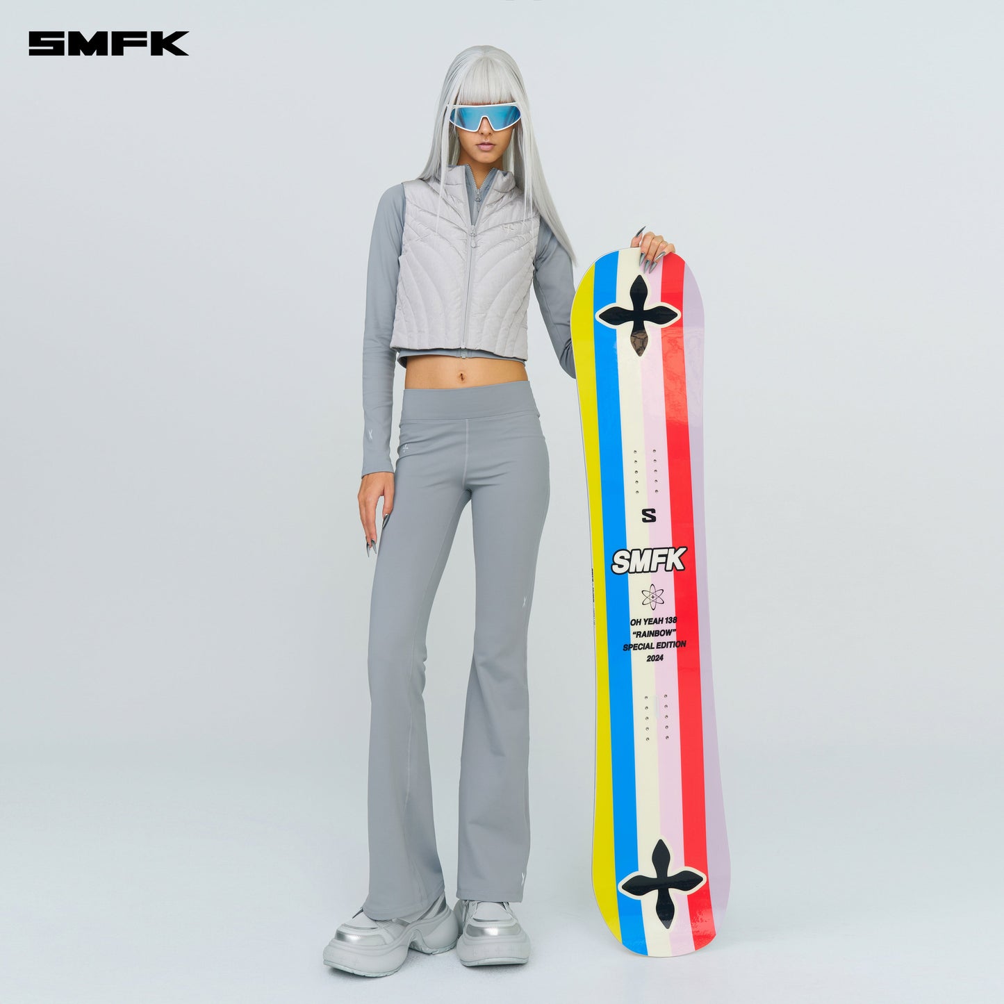 SMFK FUTURE X-Heat Shaping Flared Pants Gray