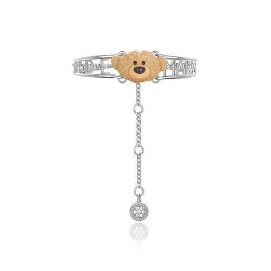 13DE MARZO Bear Logo Bracelet