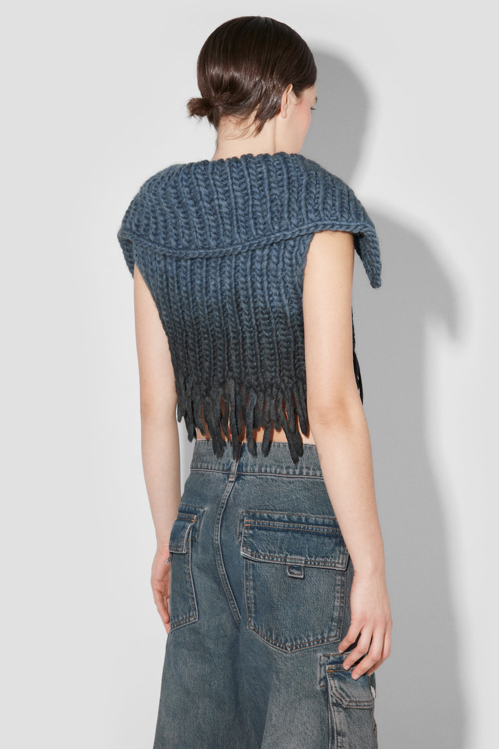 MISBHV Coated Bulky Knitted Top