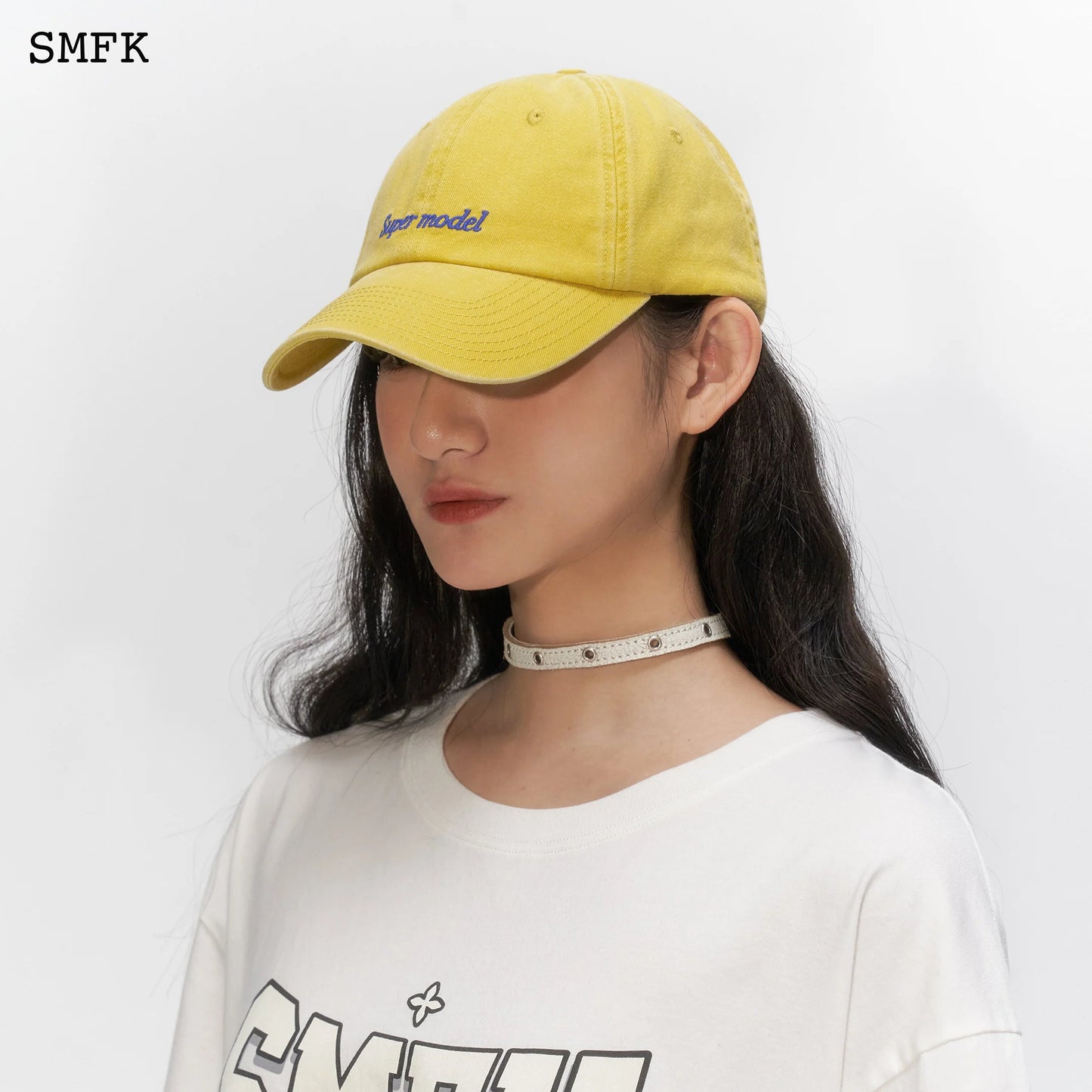 SMFK Super Model Yellow Baseball Hat