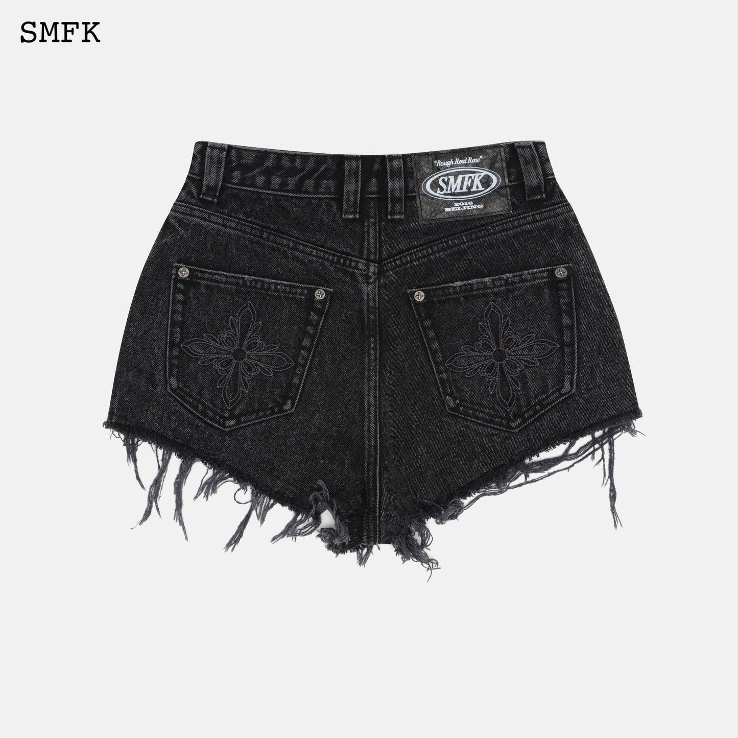 SMFK Wilderness Rock Black Short Jeans