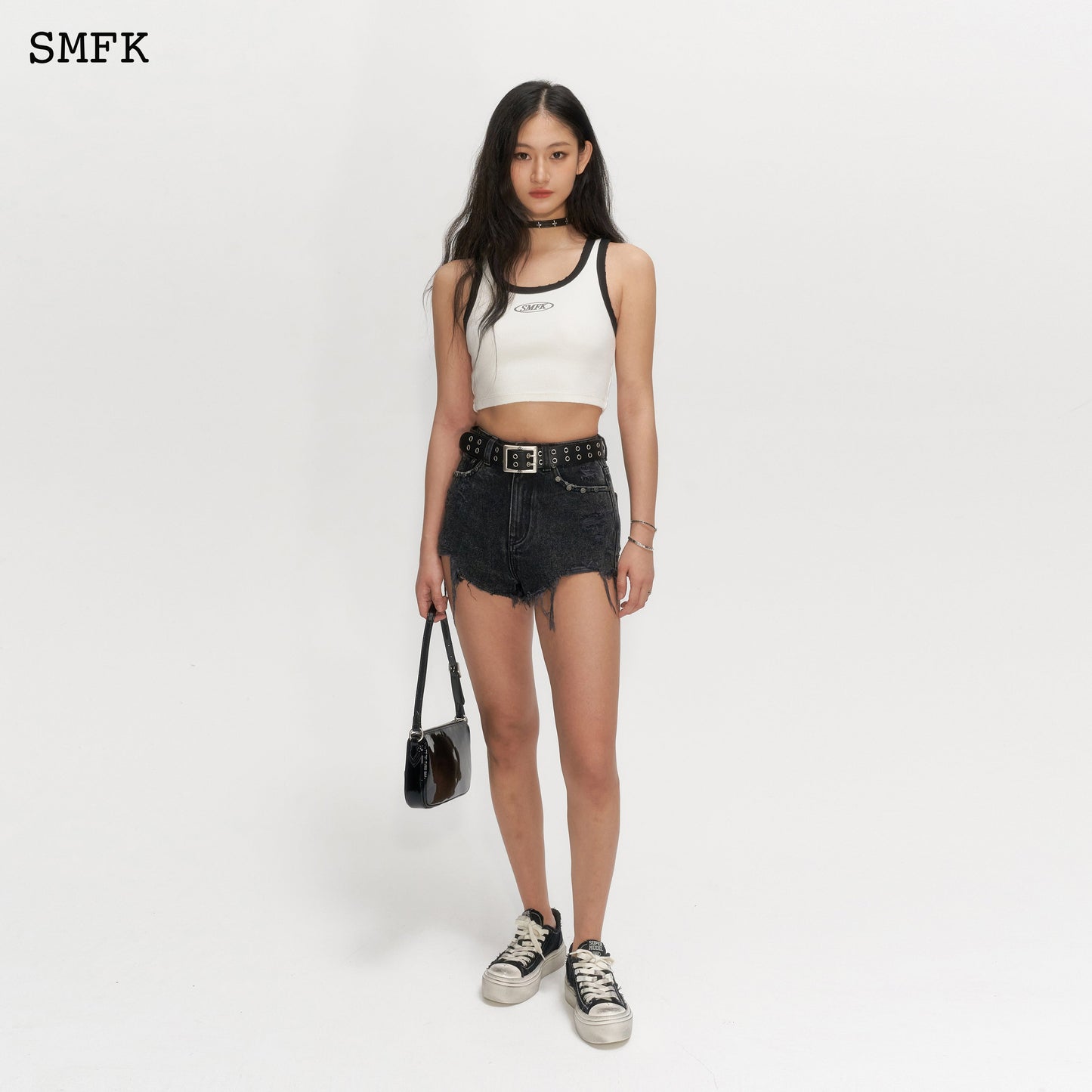 SMFK Wilderness Rock Black Short Jeans