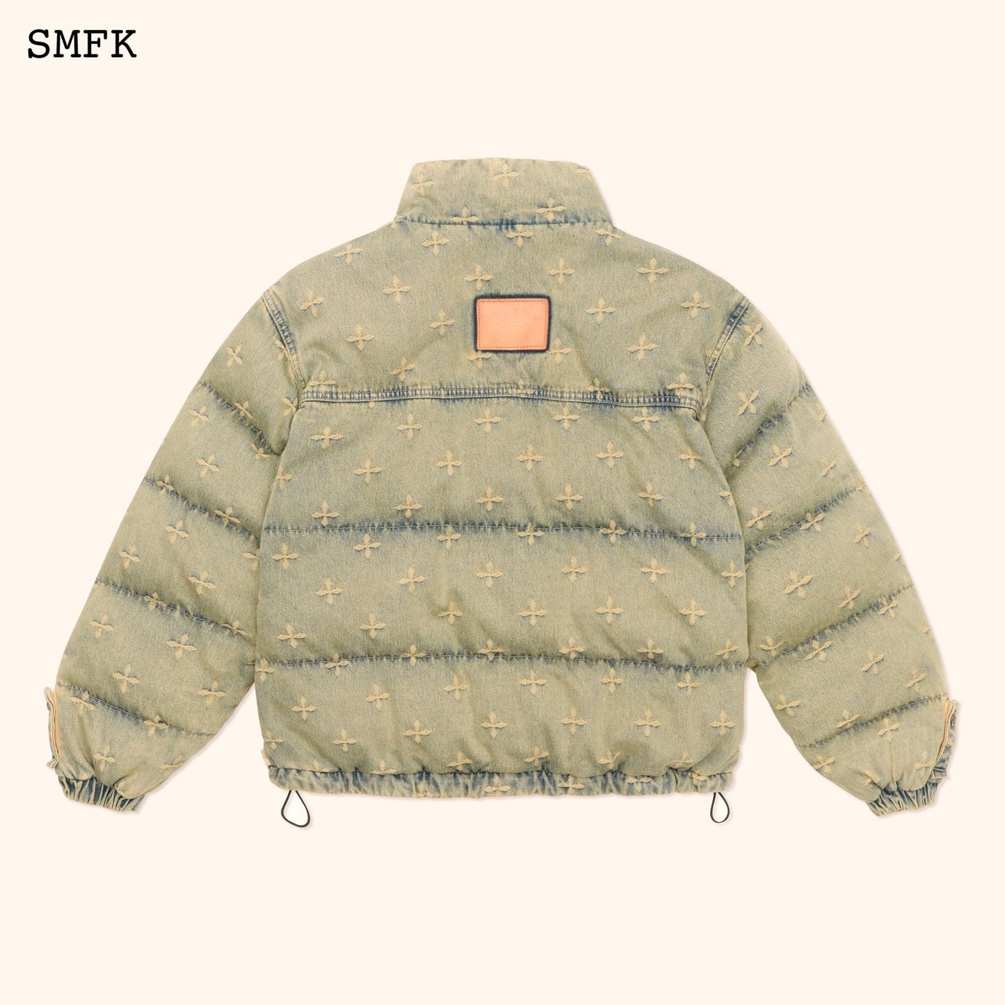 SMFK Wildworld Denim Garden Camping Puffer Jacket