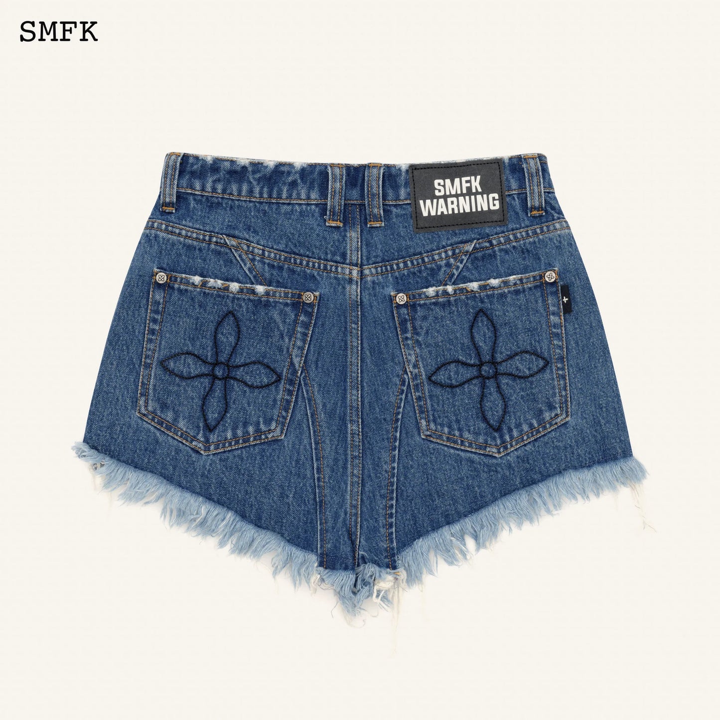 SMFK Ocean Blue Cowboy Short Jeans