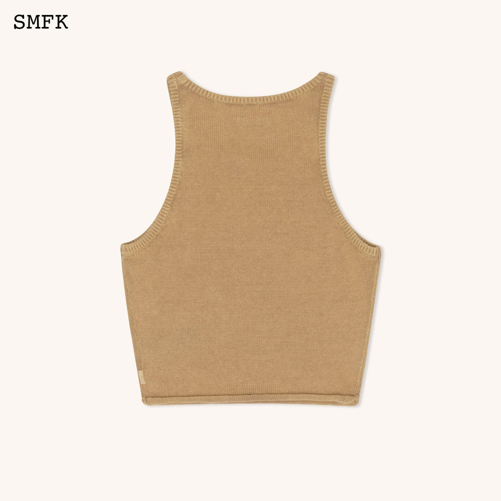 SMFK WildWorld Vintage Chunky knitted Vest Top