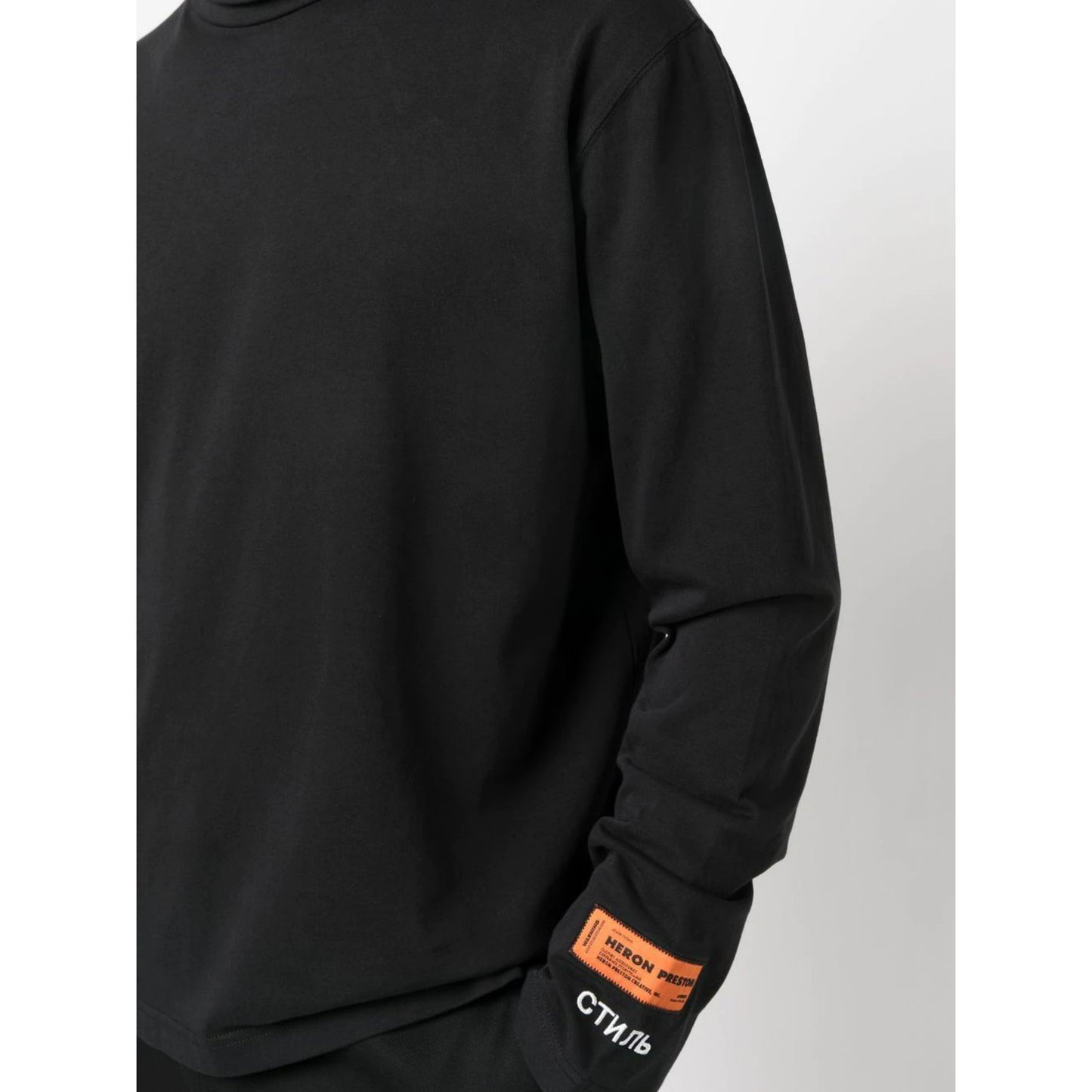 HERON PRESTON СТИЛЬ embroidery roll-neck jumper