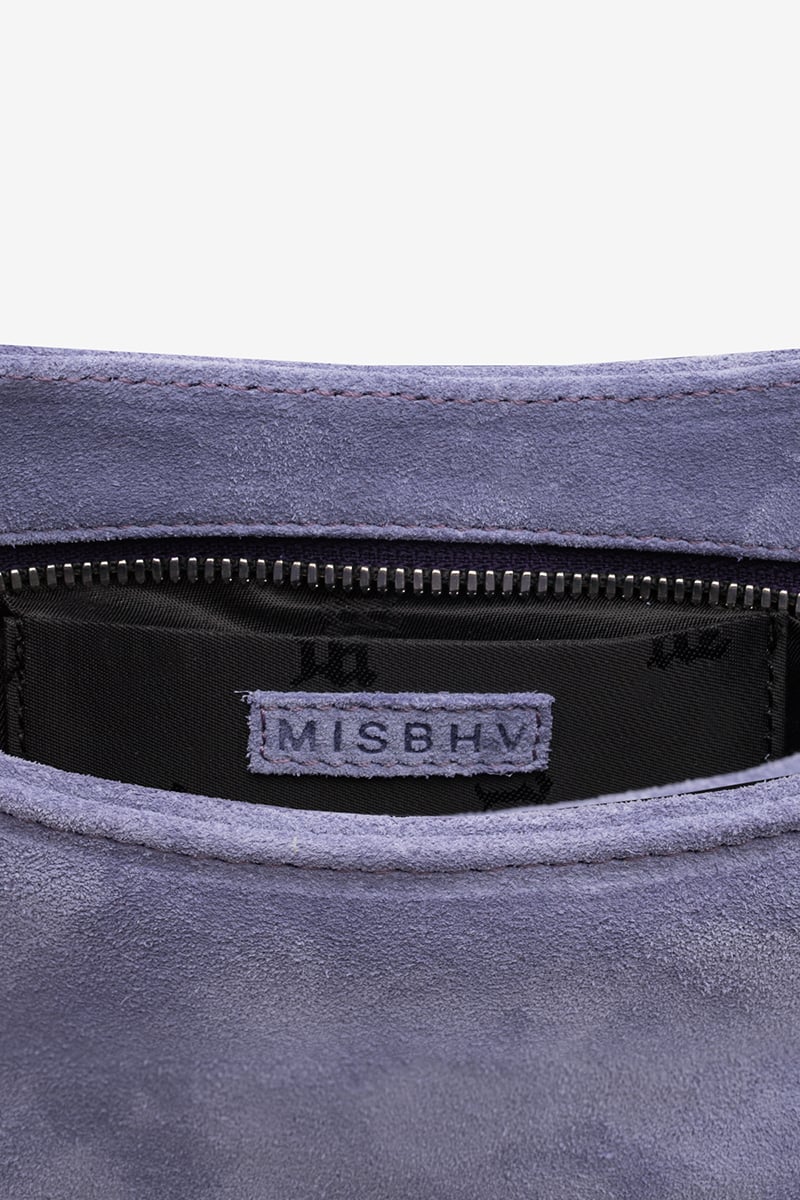 MISBHV Suede Shoulder Bag Mini Periwinkle