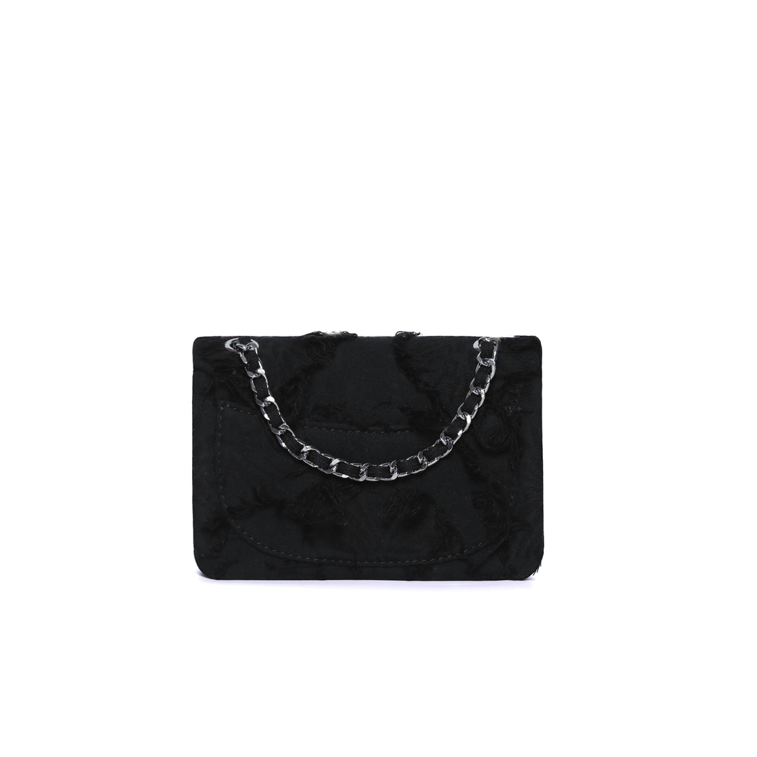 EMOTIONAL WORLD Reproduction-Vintage Chain Bag Black Navy