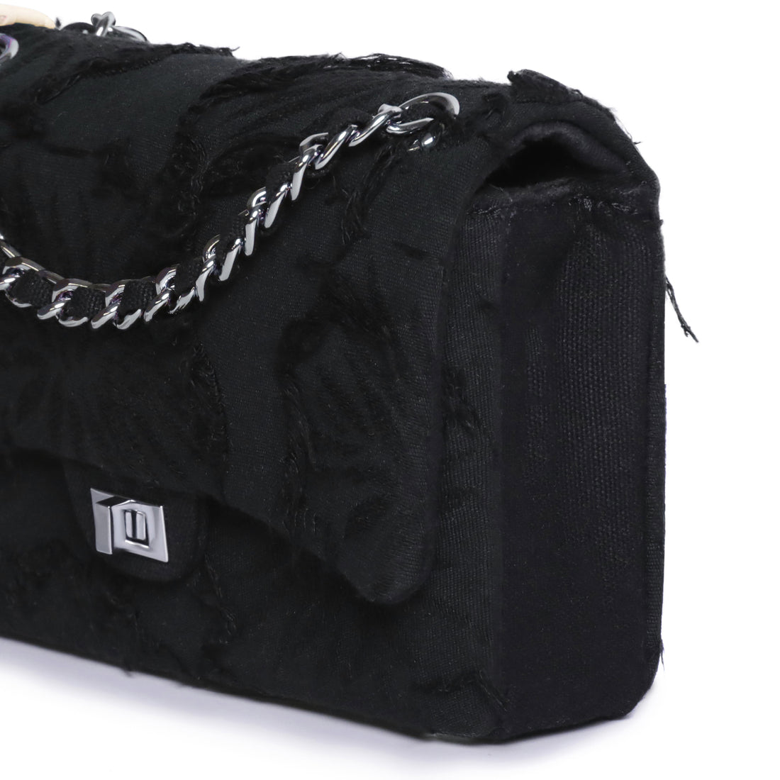 EMOTIONAL WORLD Reproduction-Vintage Chain Bag Black Navy