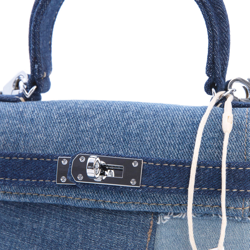 EMOTIONAL WORLD Reproduction-Vintage Shoulder Bag Multi Denim 19