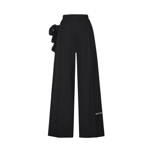 13DE MARZO Long Casual Pants Black