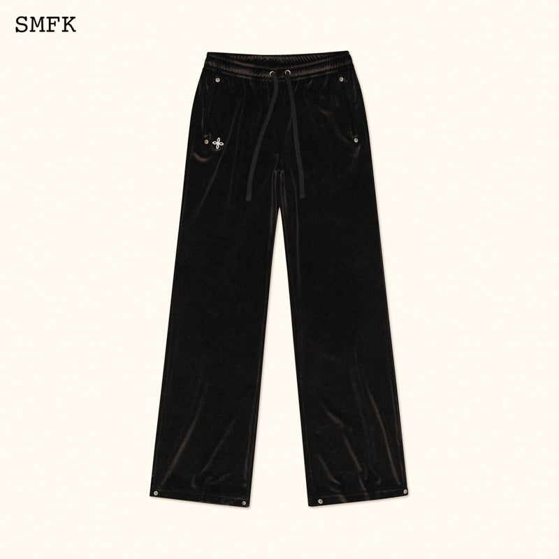 SMFK Compass Rove Wandering Velvet Training Pants Black