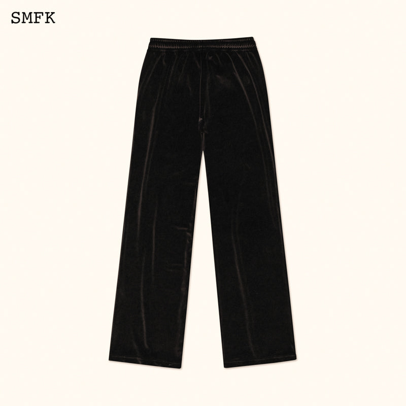 SMFK Compass Rove Wandering Velvet Training Pants Black