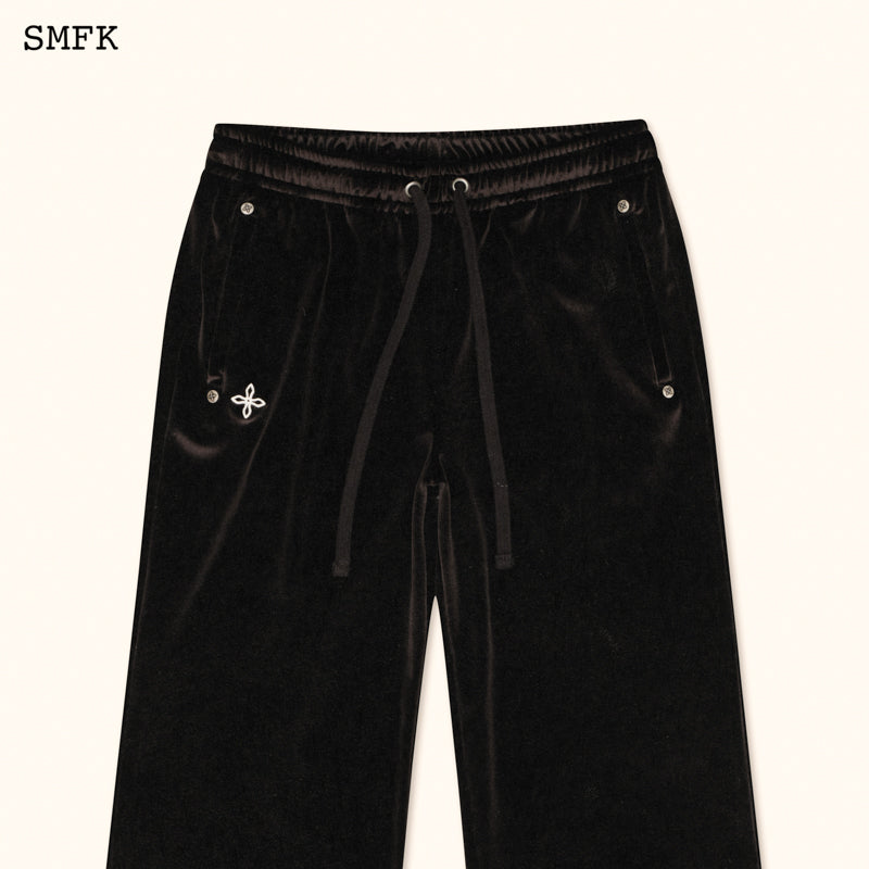 SMFK Compass Rove Wandering Velvet Training Pants Black