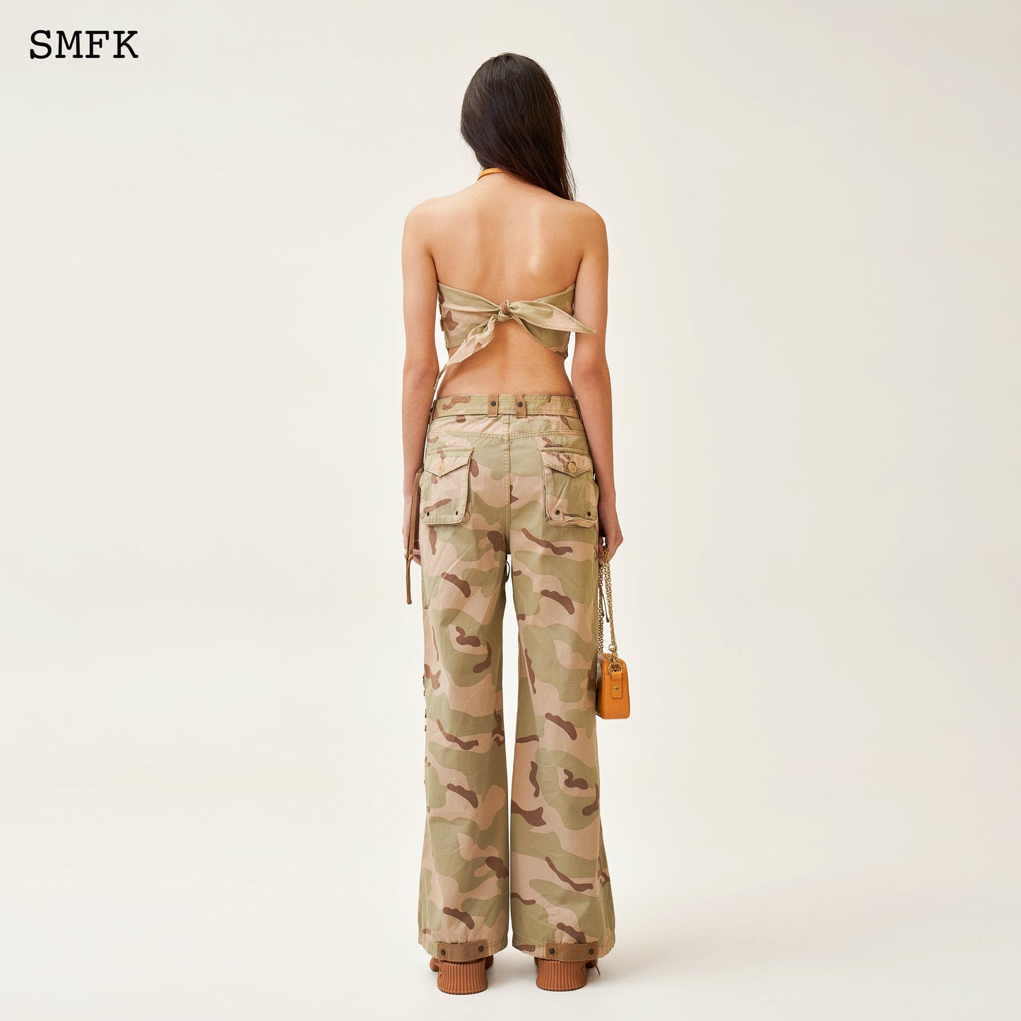 SMFK Ancient Myth Desert Camouflage Bandeau Tube Top