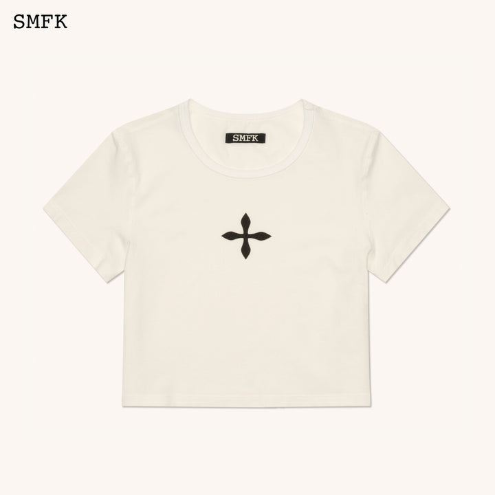 SMFK Compass Cross Sport Tights Tee in White