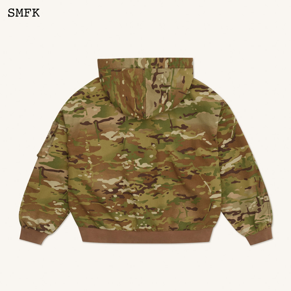 SMFK Compass Forest Camouflage Hunting Hoodie